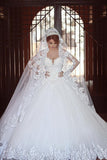2024 Hot Wedding Dresses Sweetheart Ball Gown Tulle With PSXD9823
