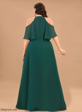 Neckline Fabric Scoop ColdShoulder Silhouette Length A-Line Floor-Length Straps&Sleeves LuLu Bridesmaid Dresses