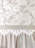 Silhouette Straps A-Line Floor-Length Fabric Neckline Lace ScoopNeck Length Avery Natural Waist Scoop Bridesmaid Dresses