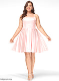 Yareli Prom Dresses Square Satin Short/Mini A-Line