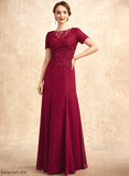 Floor-Length the Haleigh Trumpet/Mermaid Mother of the Bride Dresses Bride Dress of Neck Scoop Mother Chiffon Lace