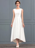 Wedding Dress Wedding Dresses Square Neckline Ida A-Line Asymmetrical Satin