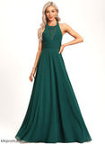 Length A-Line Sequins Fabric Neckline Embellishment Silhouette Floor-Length Halter Jayden Bridesmaid Dresses