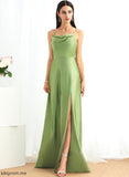 SplitFront Embellishment Neckline CowlNeck Floor-Length Silhouette A-Line Fabric Length Payton Scoop A-Line/Princess Bridesmaid Dresses