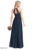 Silhouette Neckline ScoopNeck Fabric SplitFront Embellishment Length A-Line Floor-Length Mignon A-Line/Princess Halter Bridesmaid Dresses