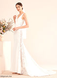 Wedding Dresses Erica Lace Court With Wedding Train V-neck Trumpet/Mermaid Dress