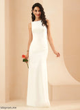 Wedding Denisse Dress Trumpet/Mermaid Floor-Length Wedding Dresses Crepe Stretch