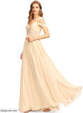 A-Line Fabric Embellishment Neckline Length Floor-Length Pleated Silhouette V-neck ColdShoulder Louisa Natural Waist Bridesmaid Dresses