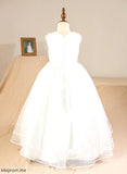 - Flower (Petticoat Girl Phoenix Organza/Satin included) Floor-length Scoop NOT Neck With Ball-Gown/Princess Sleeveless Dress Bow(s) Flower Girl Dresses