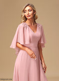 A-Line Neckline V-neck Lace Silhouette Embellishment Floor-Length Length Fabric Mariela Floor Length A-Line/Princess Bridesmaid Dresses