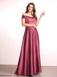 Neckline SplitFront Off-the-Shoulder Silhouette Length Fabric A-Line Embellishment Floor-Length Amaris Scoop Floor Length Bridesmaid Dresses