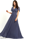 Neckline Straps Length Silhouette V-neck Fabric A-Line Floor-Length Tia Sleeveless Scoop Natural Waist Bridesmaid Dresses