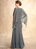 Mother Mother of the Bride Dresses A-Line Dress Aliza Sequins With the Beading Chiffon V-neck Bride of Floor-Length