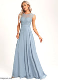 Neckline Fabric Length Straps&Sleeves Floor-Length Silhouette Scoop A-Line Krista Natural Waist A-Line/Princess Floor Length Bridesmaid Dresses