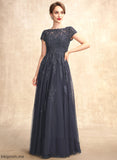 Mother Floor-Length With Alejandra of Neck Lace Dress Scoop Bride Mother of the Bride Dresses A-Line Tulle Beading the