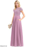 Silhouette ScoopNeck Fabric Embellishment Neckline Length Pockets Floor-Length A-Line Jaylyn Sweetheart A-Line/Princess Bridesmaid Dresses