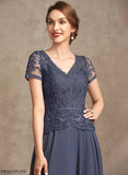 of Mother the Bride Lace Sequins V-neck Mother of the Bride Dresses A-Line With Lucile Floor-Length Dress Chiffon