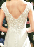 Wedding Dresses V-neck Wedding A-Line Floor-Length With Dress Nora Lace