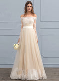 Wedding Dresses A-Line Lace Alannah Floor-Length Dress Wedding Tulle