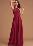 Ayana Chiffon Prom Dresses Scoop Floor-Length A-Line
