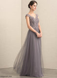 Lace Tulle Emerson Bride of the A-Line/Princess With Floor-Length Mother V-neck Mother of the Bride Dresses Dress Sequins