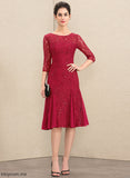 Mother Neck A-Line the Scoop With Stacy Knee-Length Mother of the Bride Dresses Lace Dress Sequins of Bride