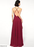 Neckline Straps&Sleeves Floor-Length Length Square Silhouette Fabric A-Line Lori Bridesmaid Dresses