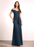 Silhouette Neckline Off-the-Shoulder Embellishment Fabric Length A-Line Floor-Length Ruffle Mckenna Bridesmaid Dresses