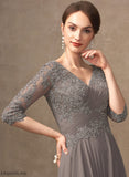 V-neck the A-Line Mother Lace Floor-Length of Beading Chiffon Dress With Kathy Bride Mother of the Bride Dresses Sequins