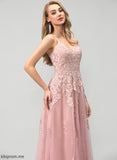 Wedding Tulle V-neck Dress Rebecca Ball-Gown/Princess Wedding Dresses Floor-Length