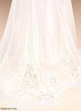 With Alia Sequins Trumpet/Mermaid Lace Wedding Dresses Cold Shoulder Chiffon Train Court Wedding Dress