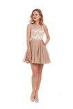 2024 A Line Homecoming Dresses Scoop Chiffon With PT1A7977