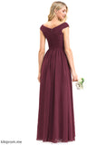 Silhouette Neckline Length Off-the-Shoulder A-Line SplitFront Pockets Fabric Floor-Length Embellishment Ruffle Avery Bridesmaid Dresses