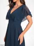 Azul A-Line Dress Chiffon Sash Cocktail V-neck Cocktail Dresses Asymmetrical With