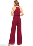 Floor-Length ScoopNeck Fabric Straps Neckline Length Pockets Embellishment Reyna Bridesmaid Dresses