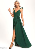 Neckline Length Fabric Silhouette A-Line Asymmetrical Straps&Sleeves V-neck Cameron Bridesmaid Dresses