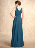 Chiffon A-Line V-neck Bride Macy With Dress Mother Lace Beading of the Floor-Length Sequins Mother of the Bride Dresses