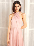 Midi A-line Sleeveless Club Dresses Pam Elegant Dresses Cotton Halter Blends