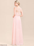 Fabric Ruffle Silhouette Floor-Length Sweetheart Embellishment Length A-Line Neckline Natasha A-Line/Princess Scoop Bridesmaid Dresses