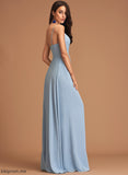 Embellishment Silhouette Length V-neck A-Line Neckline Fabric Ruffle Floor-Length Janiya Floor Length A-Line/Princess Bridesmaid Dresses