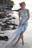 2024 Beach Unique New Design Beautiful Chiffon Wedding Dress Evening Prom