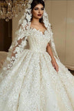 2024 A Line Off The Shoulder Wedding Dresses Tulle With Applique And Beads PHKY1JSB