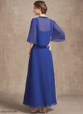 Mother Chiffon Neckline With of Bride Square Cloe the A-Line Mother of the Bride Dresses Dress Ankle-Length Ruffle