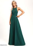 Length A-Line Sequins Fabric Neckline Embellishment Silhouette Floor-Length Halter Jayden Bridesmaid Dresses