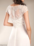 Wedding Dresses V-neck Asymmetrical Erika Lace A-Line Wedding Chiffon Dress