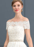 Wedding Train Wedding Dresses Court Shayna Lace Ball-Gown/Princess Tulle With Dress Sequins Beading Off-the-Shoulder