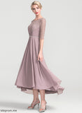 of Kaylin Dress Lace Mother of the Bride Dresses Asymmetrical Chiffon Neck Beading Scoop A-Line Bride the With Mother