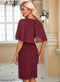1/2 Midi Round Blends Dresses Club Dresses Bodycon Norah Elegant Neck Sleeves Cotton