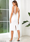 Cocktail Dresses Janice Blends Cocktail Cotton Knee-Length Dress