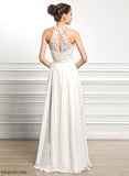 Sequins Wedding Wedding Dresses Beading Dress A-Line Floor-Length Adrianna Lace Chiffon With